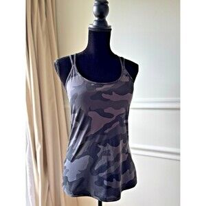 Old Navy Active Powersoft Camouflage Gray Sports Top Bra M